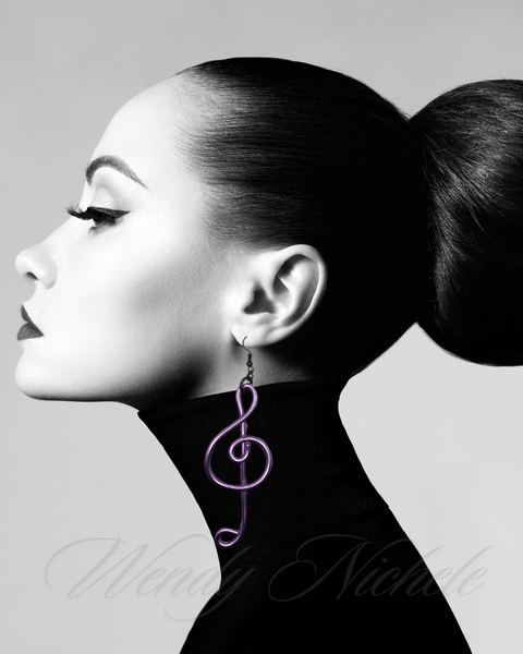 Melody Earrings (Lilac)