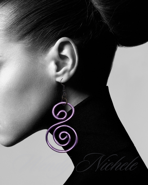 Destiny Earrings (Lilac)