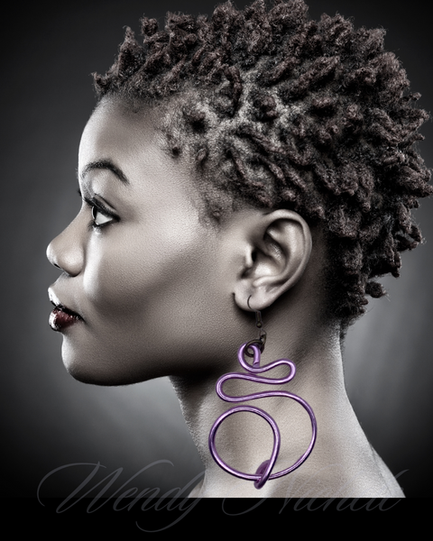 Capri Earrings (Lilac)