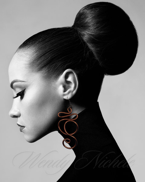 Journey Earrings (Shorts) Chocolate