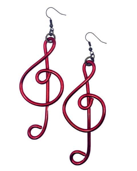 Melody Earrings (Red)