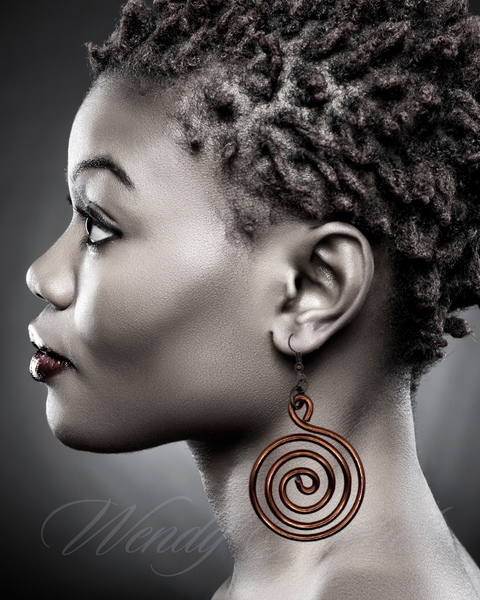 Desiree Earrings (Chocolate)