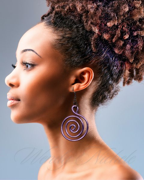 Desiree Earrings (Lilac)