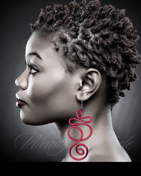 Journey Earrings (Shorts) Red