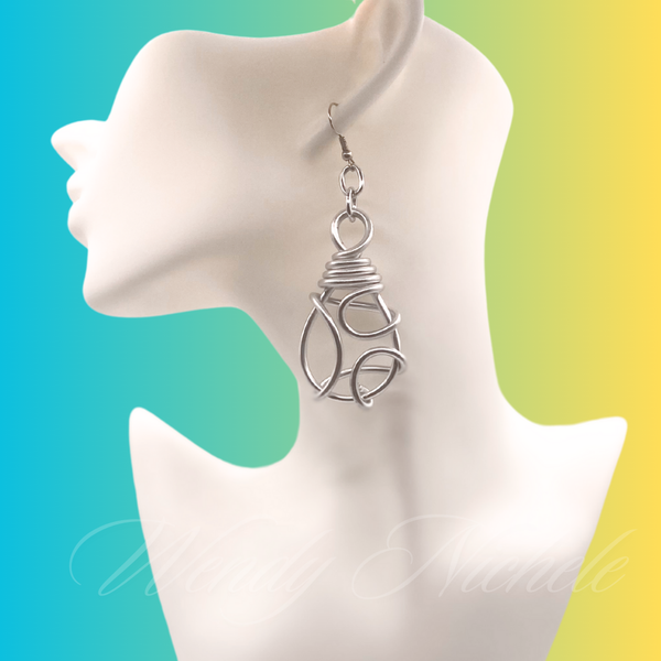 Gloria Earrings (Silver)