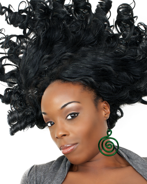 Desiree Earrings (Kelly Green)