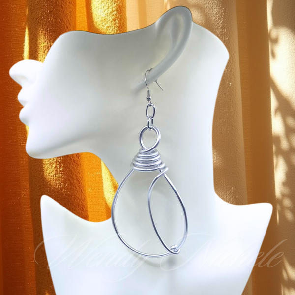 Tori Earrings (Silver - Large)