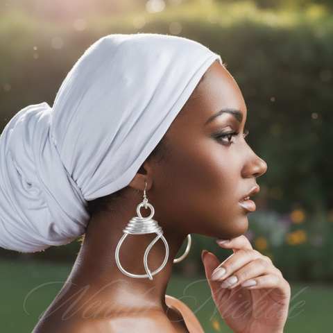 Tori Earrings (Silver - Large)