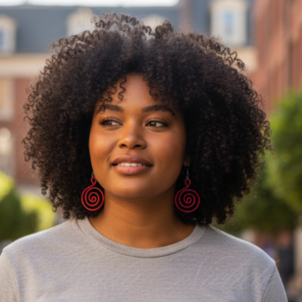 Desiree Earrings (Red)