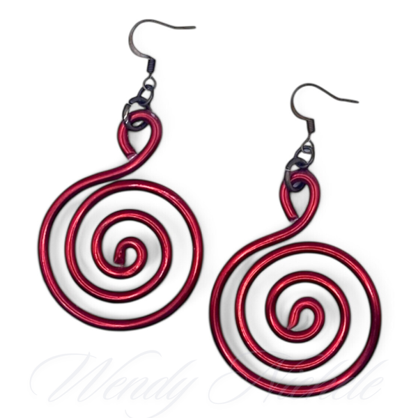 Desiree Earrings (Red)