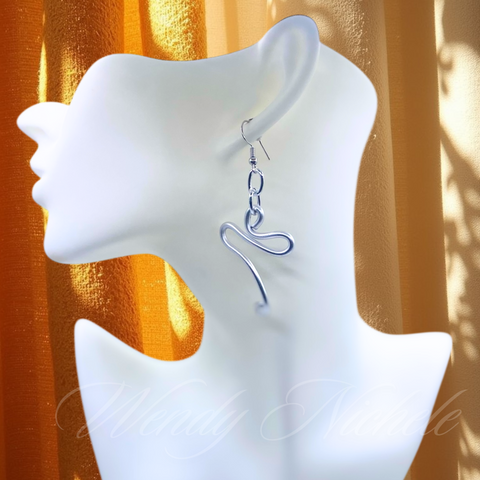 Peace Earrings (Silver)