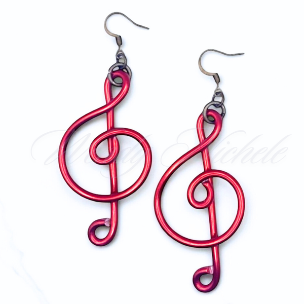 Melody Earrings (Red)