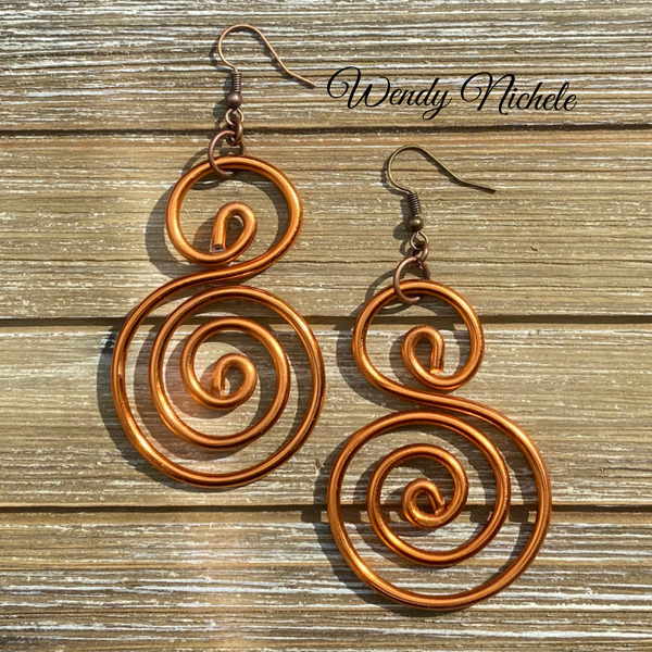 Destiny Earrings (Copper)