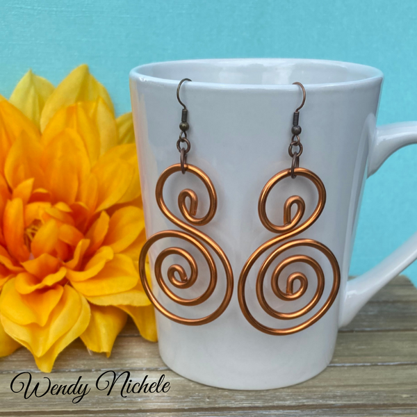 Destiny Earrings (Copper)