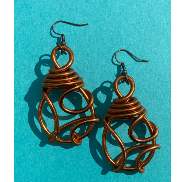 Gloria Earrings (Copper)