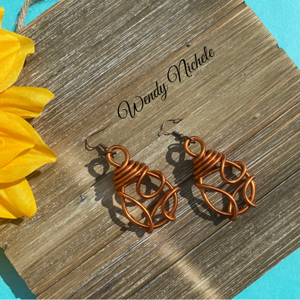 Gloria Earrings (Copper)