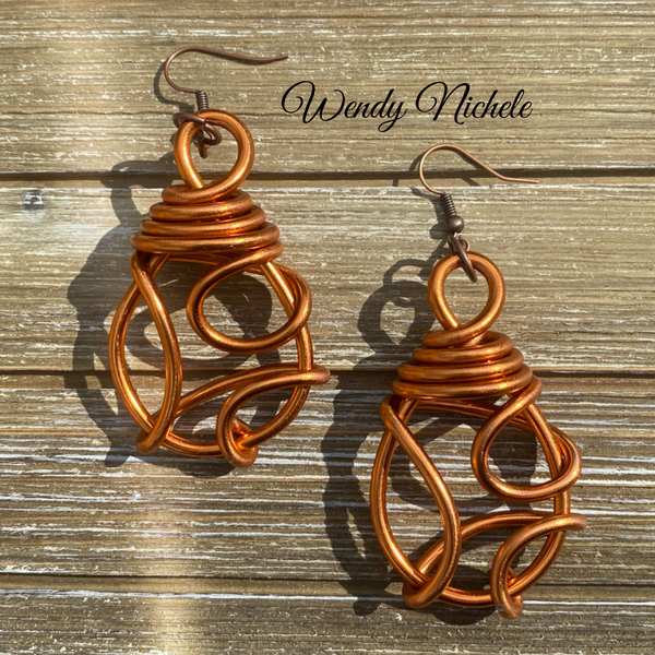 Gloria Earrings (Copper)