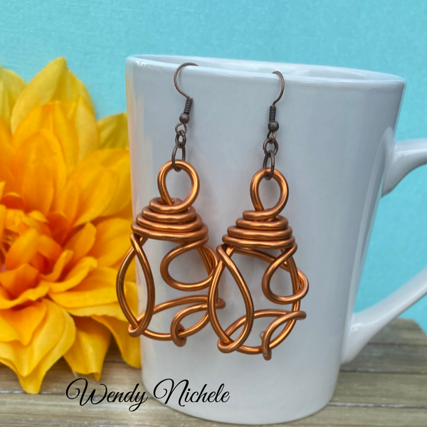 Gloria Earrings (Copper)