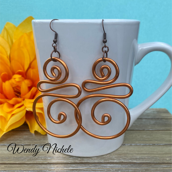 Hermion Earrings (Copper)