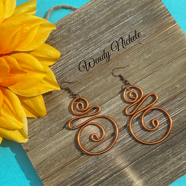 Hermion Earrings (Copper)
