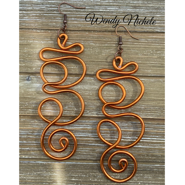 Journey Earrings (Copper)