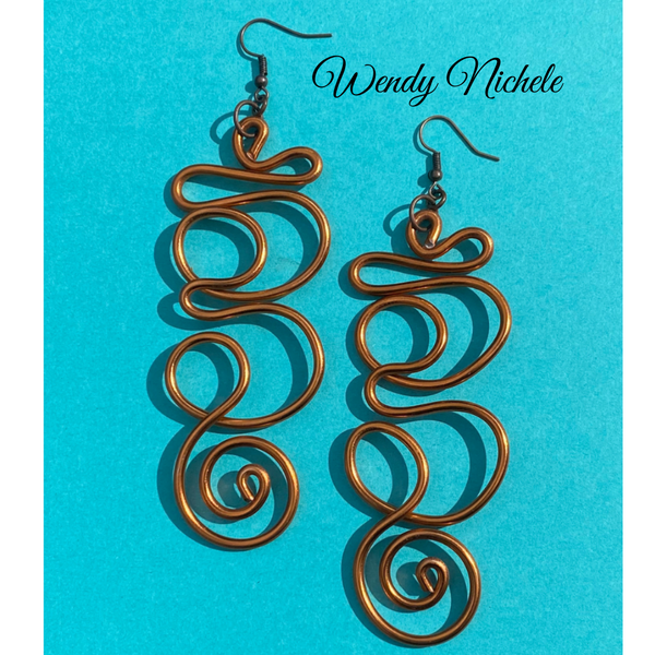 Journey Earrings (Copper)