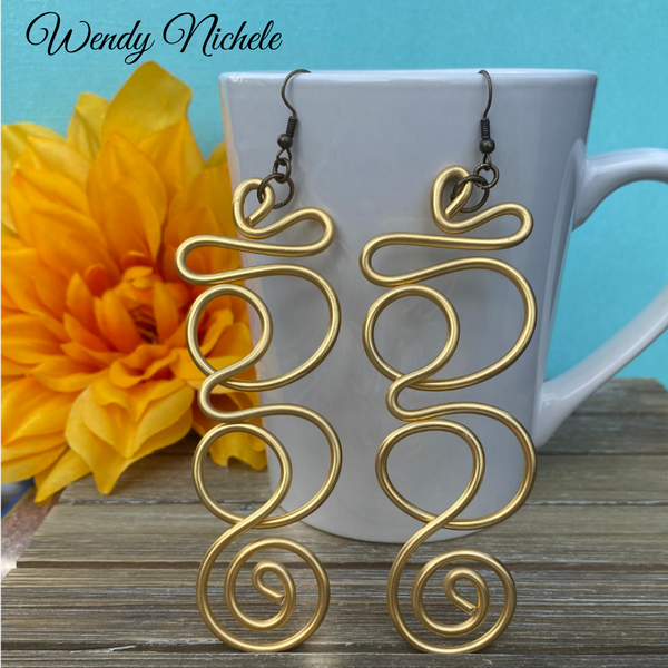 Journey Earrings (Gold)