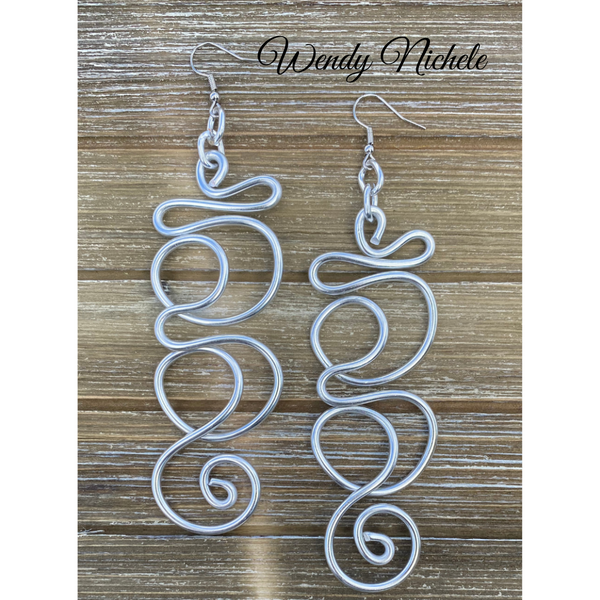 Journey Earrings (Silver)