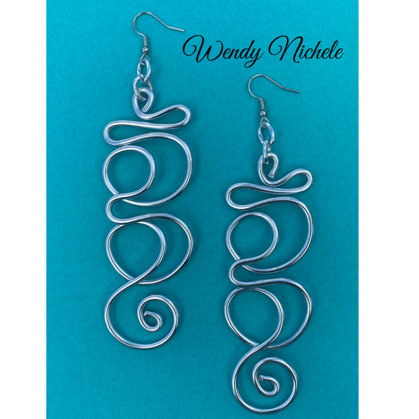 Journey Earrings (Silver)