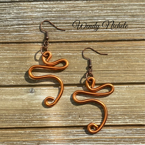 Peace Earrings (Copper)