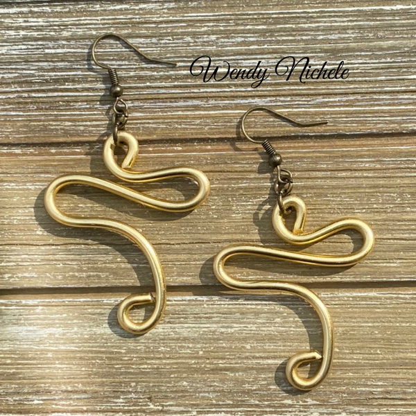 Peace Earrings (Gold)