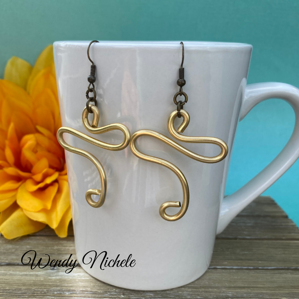 Peace Earrings (Gold)