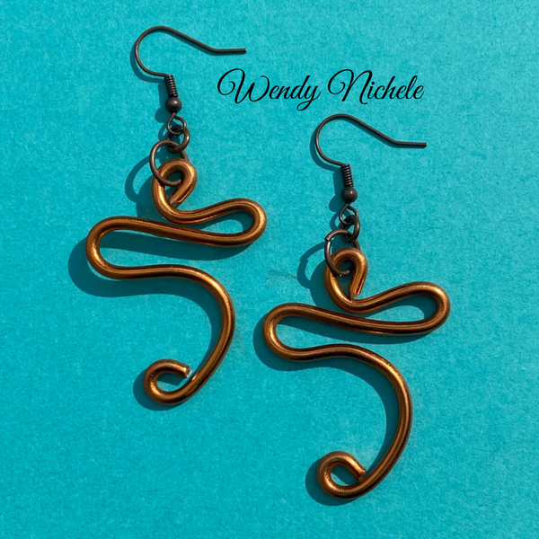 Peace Earrings (Copper)