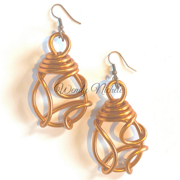 Gloria Earrings (Copper)