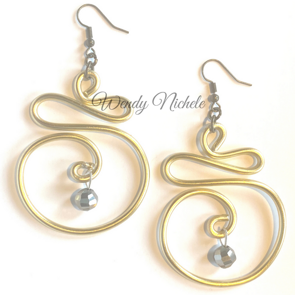 Harmony Earrings (Gold With Stone)