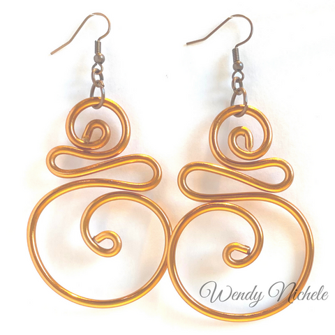 Hermion Earrings (Copper)