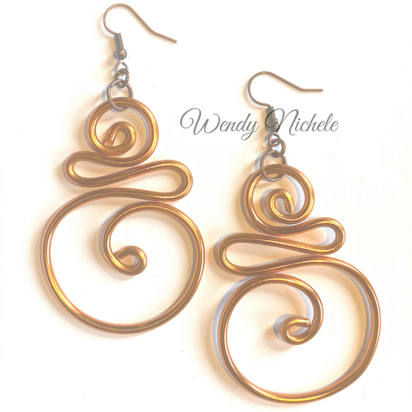 Hermion Earrings (Copper)