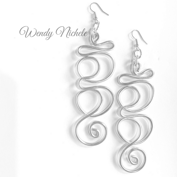 Journey Earrings (Silver)