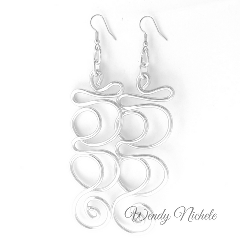 Journey Earrings (Silver)