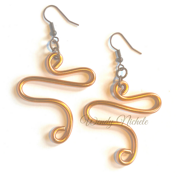 Peace Earrings (Copper)