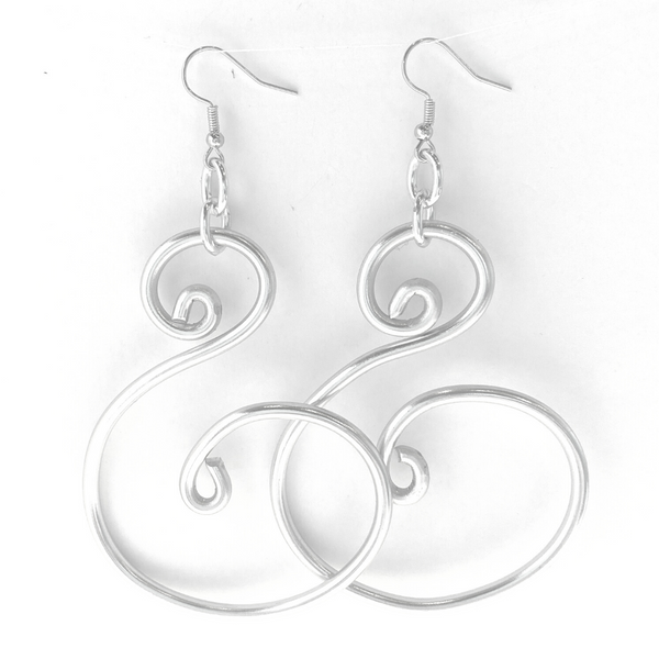 Silvia Earrings (Silver)