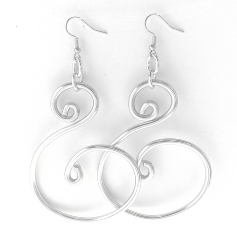 Silvia Earrings (Silver)