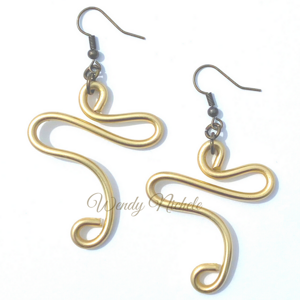 Peace Earrings (Gold)